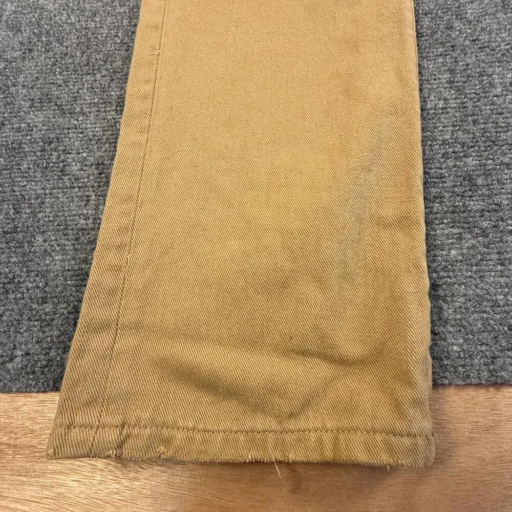 10 Deep Men's Distressed Tan Cotton Pants Size 36 NWT #1816‎